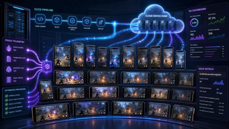 모바일 디바이스 팜을 활용한 크래시 자동 리포팅 파이프라인 구축 가이드: AWS Device Farm과 Firebase Test Lab 비교부터 CI/CD 연동까지