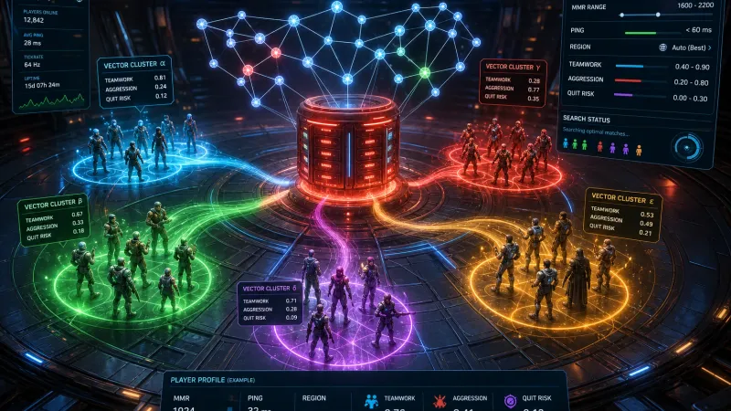 Redis Vector Search로 구현하는 유사 플레이어 성향 AI 매치메이킹