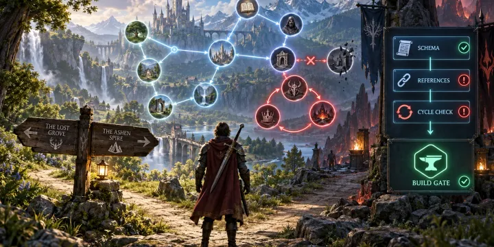 게임 로어(Lore) 데이터 무결성 검증과 대규모 커밋 자동 헬스체크 스크립트 구축 썸네일