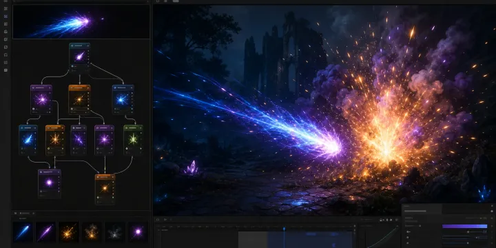 VFX Graph로 만드는 마법·폭발 연출 모듈 썸네일