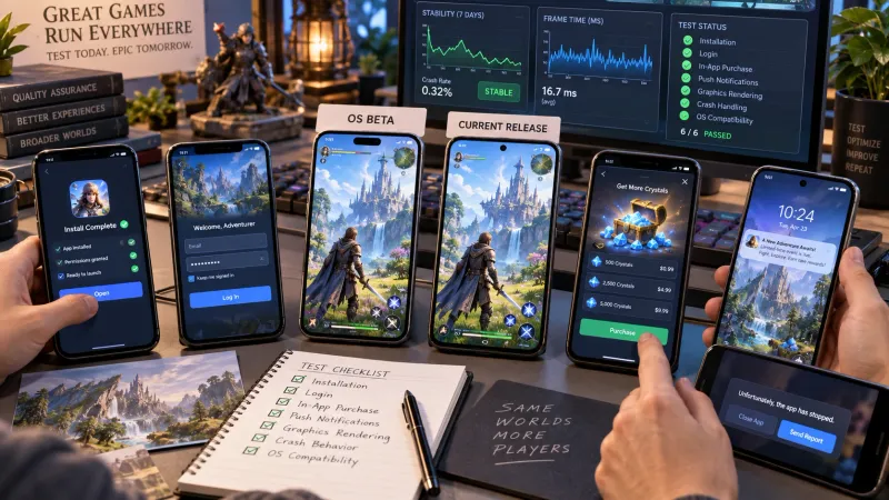 iOS·Android 최신 OS 업데이트 대비 호환성 테스트 가이드: 출시 전 체크리스트