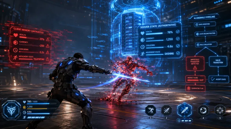 Cheat Engine 메모리 변조 방지: AI 기반 실시간 메모리 상태 검증 설계
