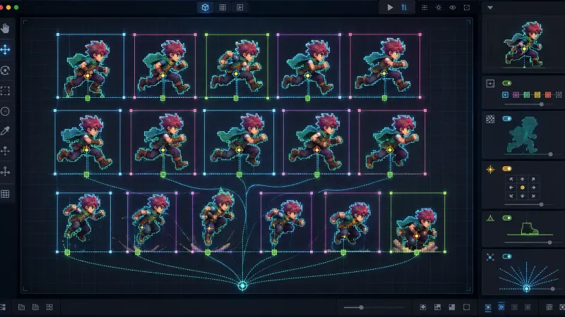 AI 비전 모델로 Unity 스프라이트 시트 슬라이싱과 피벗 계산 자동화하기