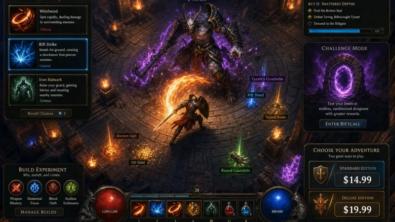 가격 정책: $14.99 vs $19.99, 인디 ARPG 볼륨에 맞춘 가격 매핑
