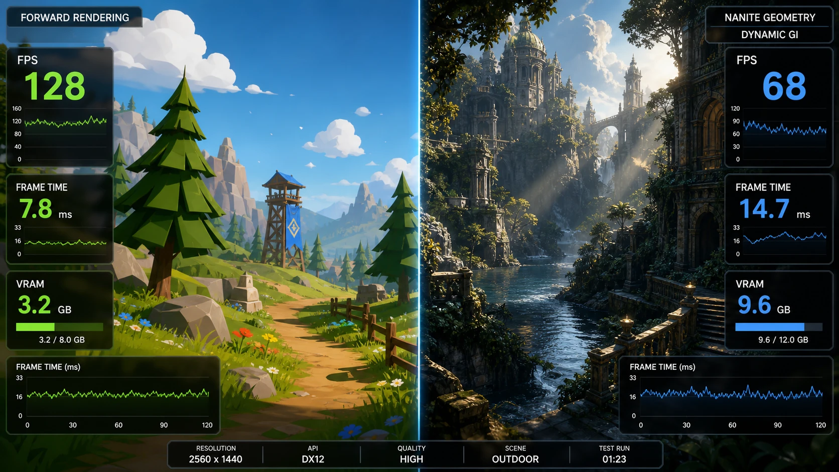 Unity 6.5 vs Unreal Engine 5.8: 렌더링 성능과 엔진 세대교체 선택 가이드 썸네일