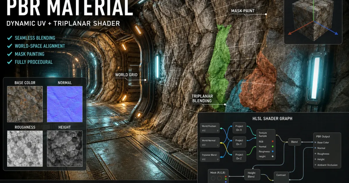 AI 3D 텍스처 생성 툴로 구현하는 동적 UV 맵핑: Unity 셰이더 실전 가이드