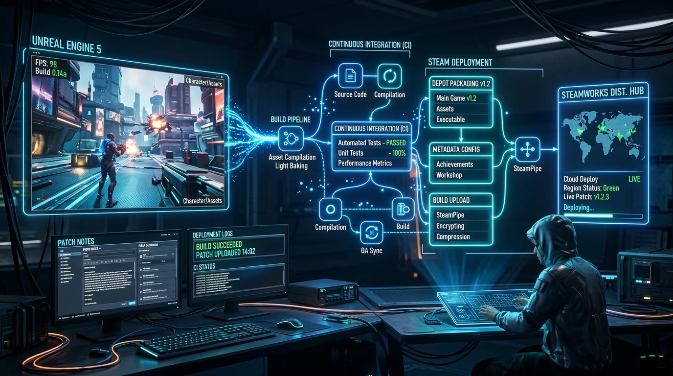 스팀 패치 및 핫픽스 동적 패키징 자동화 파이프라인 썸네일