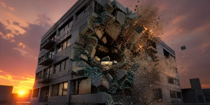 Procedural Destructible Mesh로 구현하는 실시간 건물 파괴 시스템 썸네일