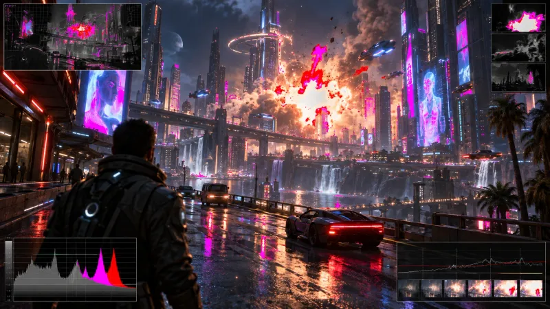 HDR 디스플레이 색역 클리핑과 과도한 하이라이트를 자동 검수하는 아트 QA
