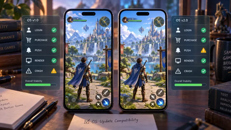 iOS·Android OS 버전 업데이트 대비 게임 호환성 테스트 체크리스트