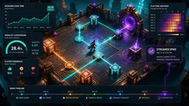 Steam Next Fest 준비: 세션 수, 위시리스트, 유저 피드백 분석