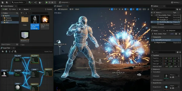 Git LFS로 3D 메시와 VFX 파티클 파일 체계적으로 관리하기 썸네일