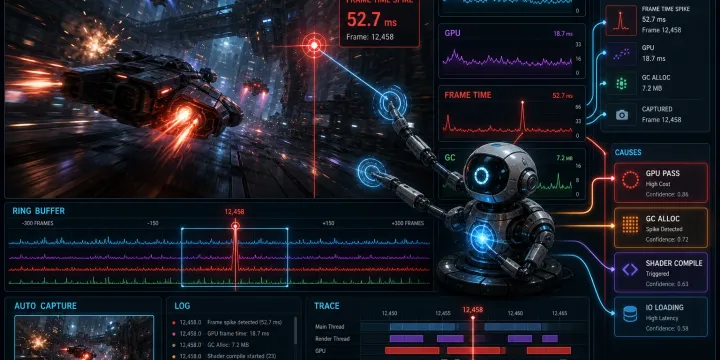 AI 기반 실시간 프레임 드랍 원인 프로파일링 봇과 자동 캡처 시스템 구축 썸네일