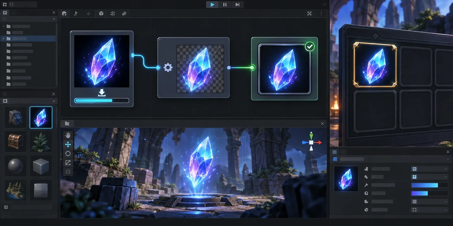ComfyUI 완료 이미지가 Unity Texture2D와 UI Sprite로 변환되는 과정
